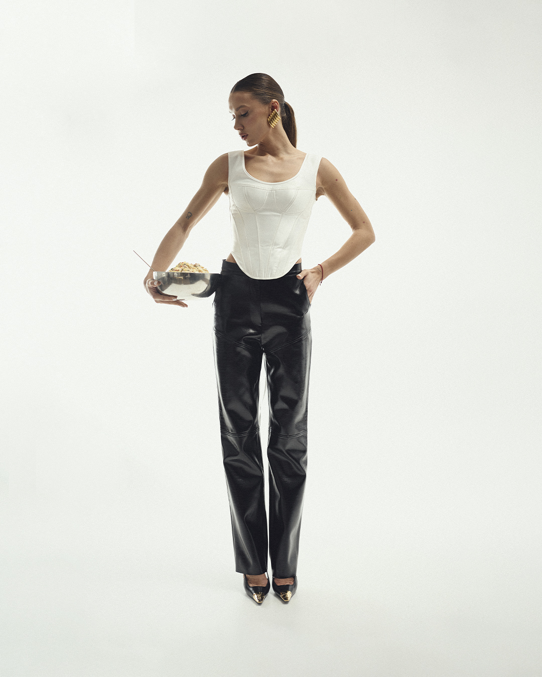 Trousers Leather Gloss